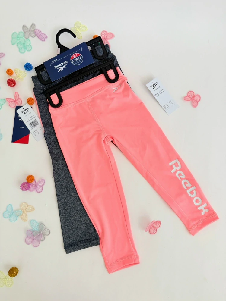 Dívčí legíny Reebok E4563RG – 2 ks 